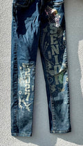 Custom Senior Denim — Laser-Engraved