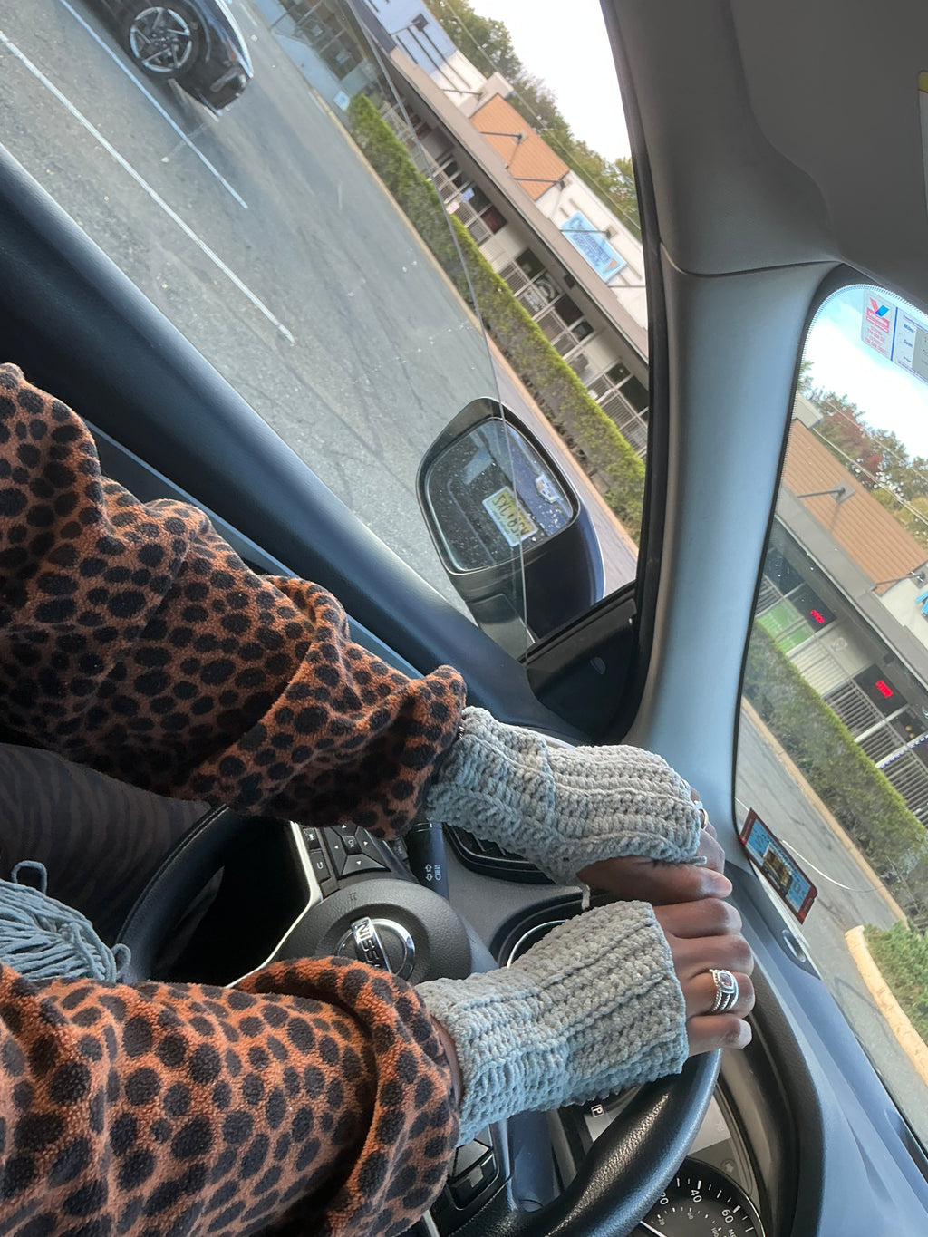Chelle's Crochet Collection — Chenille Fingerless Hand Warmers