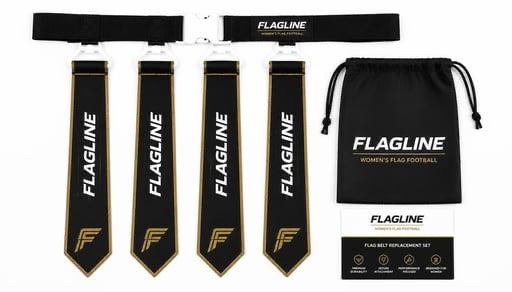 FLAGLINE women's flag football belt and replacement flag set