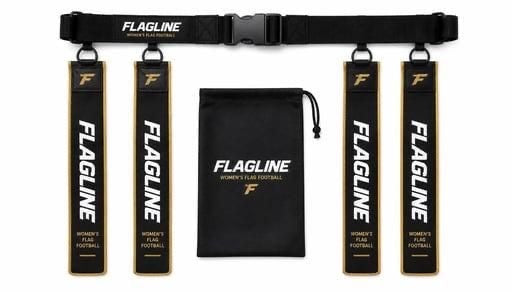 FLAGLINE women's flag football belt four flag set