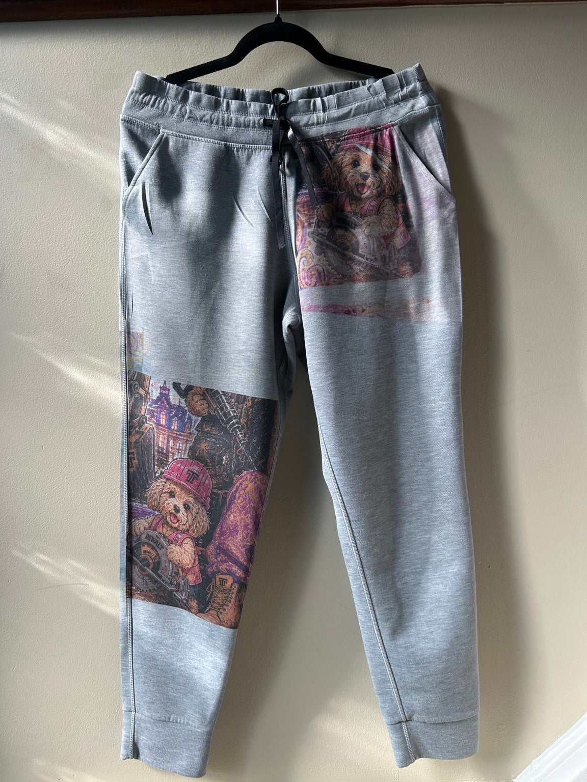 ITT TOLD'EM Rich Friends joggers full front indoor view