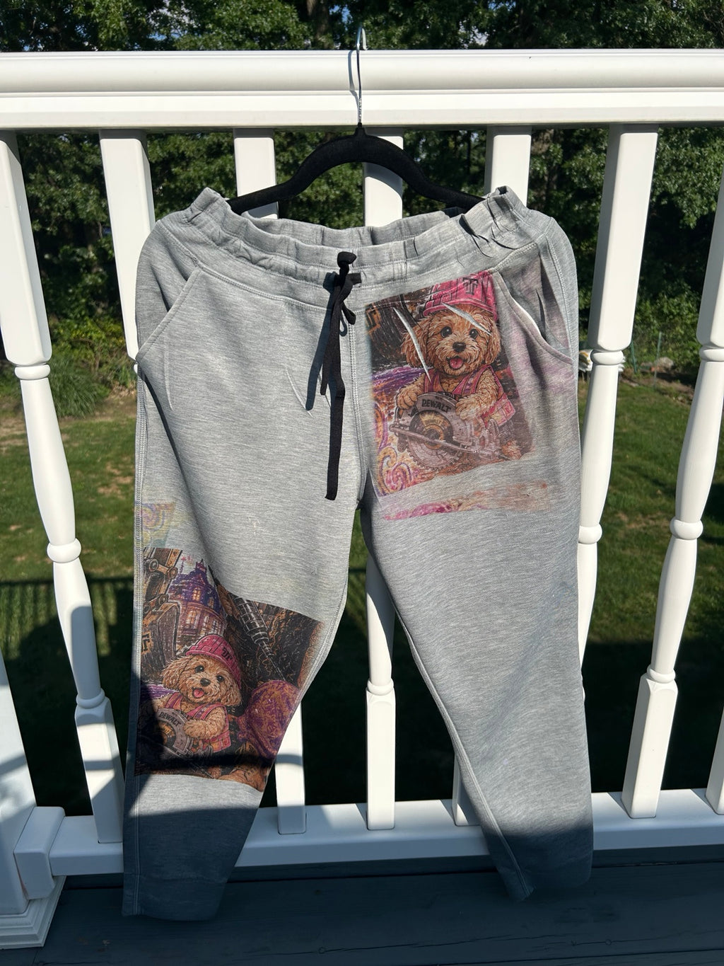 ITT TOLD'EM Rich Friends joggers full front outdoor view