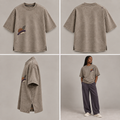 ITT TOLD’EM Desert Orbit Quiet Court Tee — front, back, side, and brown-skin model views