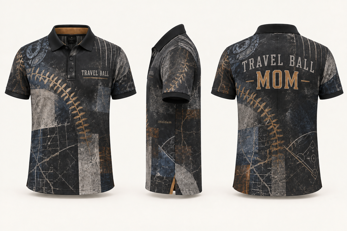 Travel Ball Mom/Dad — Sublimated Polo