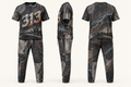 ITT TOLD'EM 313 Speed Series tee and jogger set — front, side, and back