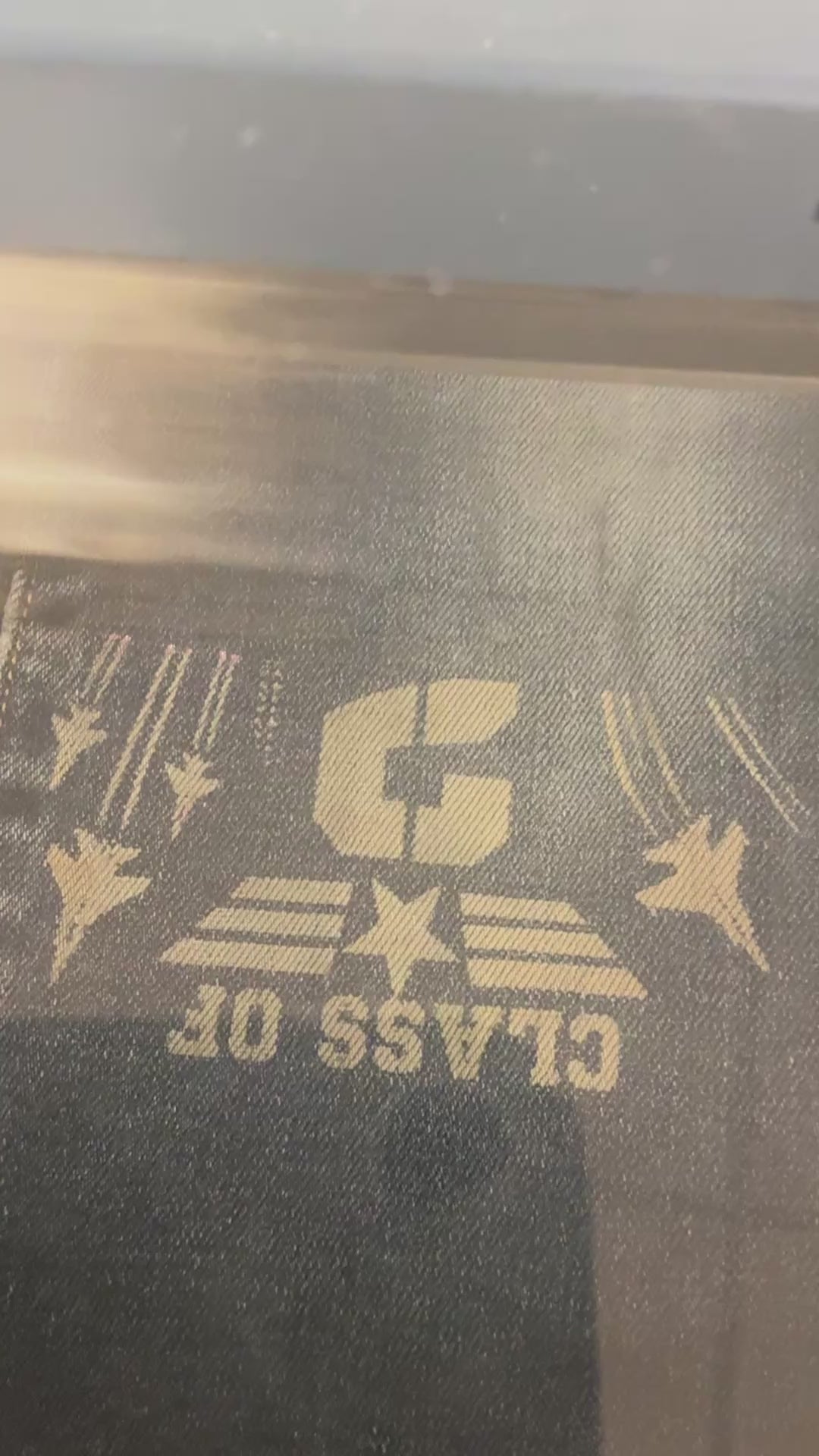 Custom Senior Denim — Laser-Engraved